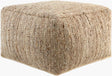 Surya Derby DRPF-002 14"H x 24"W x 24"D Pouf