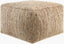 Surya Derby DRPF-002 14"H x 24"W x 24"D Pouf