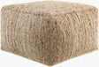 Surya Derby DRPF-002 14"H x 24"W x 24"D Pouf