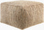 Surya Derby DRPF-002 14"H x 24"W x 24"D Pouf