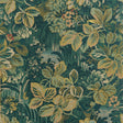 Thibaut Night Garden Peacock Wallpaper
