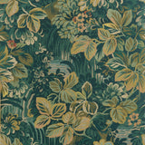 Thibaut Night Garden Peacock Wallpaper