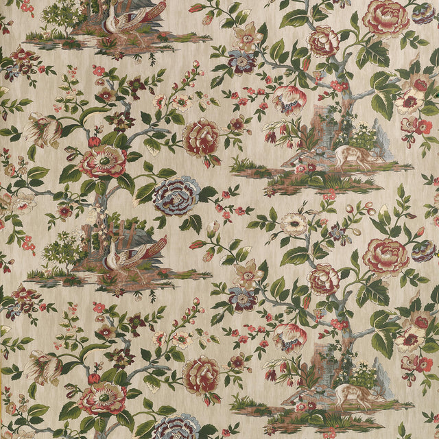 Thibaut Forest Lodge Flax Wallpaper