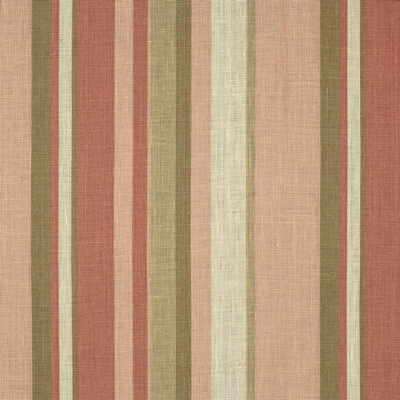 Lee Jofa AXUM STRIPE CORAL/SAND Fabric