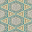 Brunschwig & Fils SUDHIRA GRAY/AQUA Upholstery Fabric