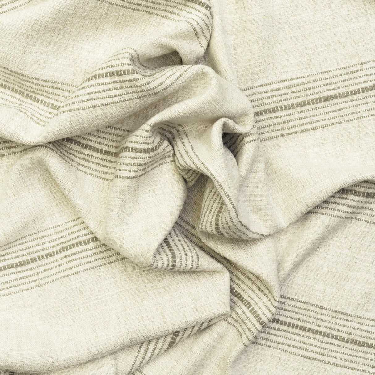 Andrew Martin ATRANI STRIPE TAUPE Upholstery Fabric