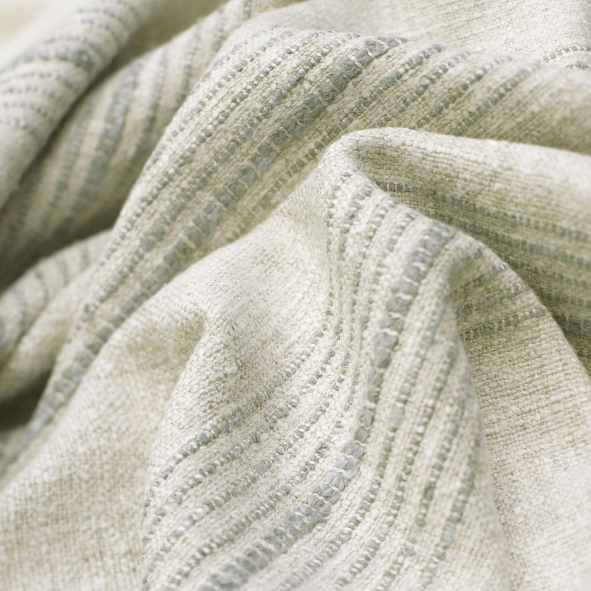 Andrew Martin ATRANI STRIPE SILVER Upholstery Fabric