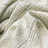 Andrew Martin ATRANI STRIPE SILVER Upholstery Fabric