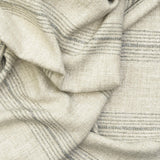 Andrew Martin ATRANI STRIPE SILVER Upholstery Fabric