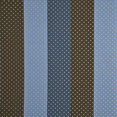 G P & J Baker MIRABEL STRIPE CHOC/BL Drapery Fabric
