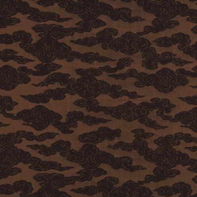 G P & J Baker CLOUDS CHOCOLATE Fabric