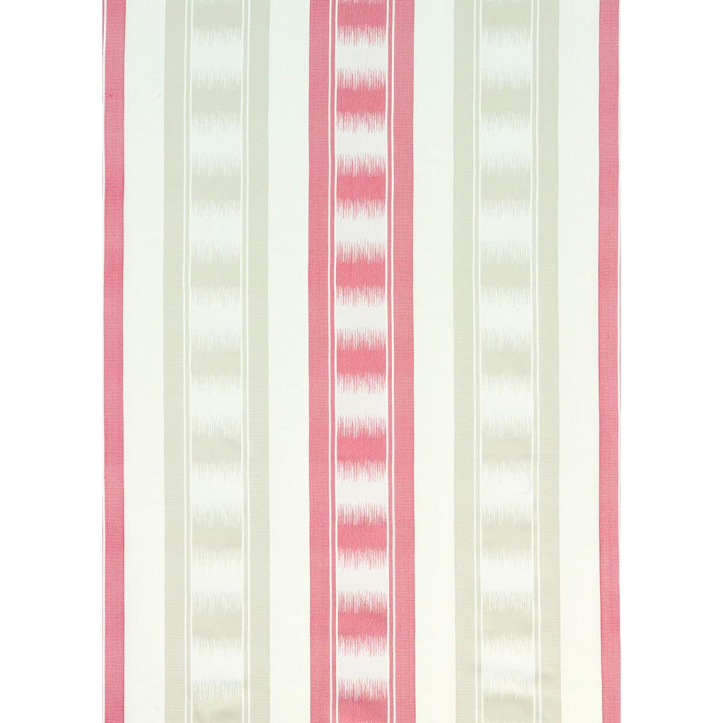 G P & J Baker RYECOTE STRIPE ROYAL RED/BRONZE Fabric