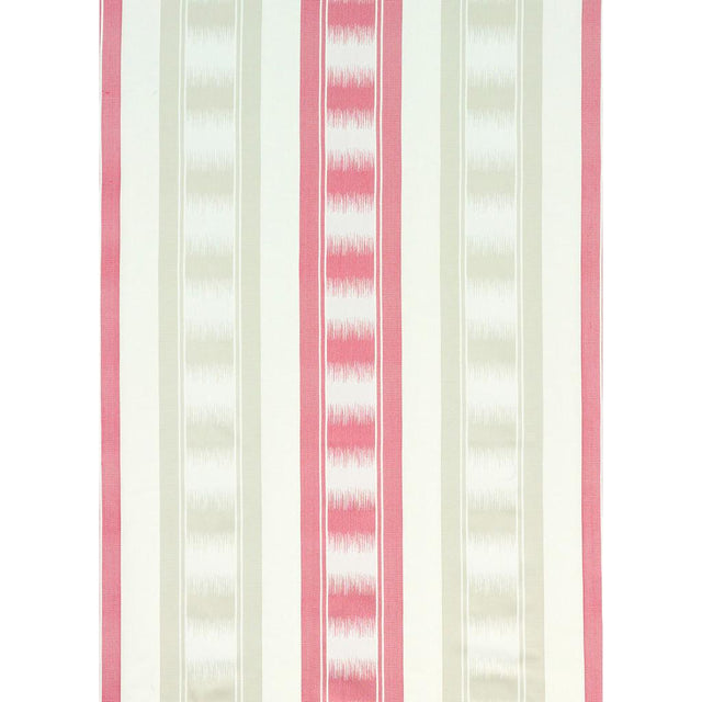 G P & J Baker RYECOTE STRIPE ROYAL RED/BRONZE Fabric