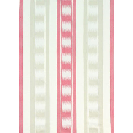 G P & J Baker RYECOTE STRIPE ROYAL RED/BRONZE Fabric