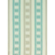 G P & J Baker RYECOTE STRIPE AQUA/SILVER Fabric