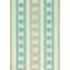 G P & J Baker RYECOTE STRIPE AQUA/SILVER Fabric