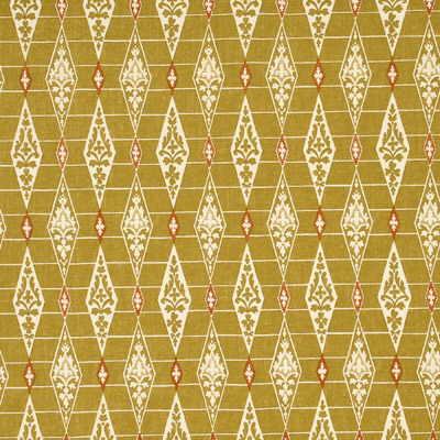 G P & J Baker CRANLEY LIME/OR Fabric