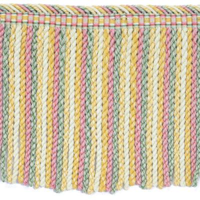 Brunschwig & Fils APPLAUSE LONG FRINGE YELLOW/GOLD RED/PINK Trim