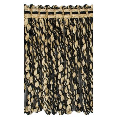 Brunschwig & Fils MARGAY CHENILLE BOULLION FRINGE HEMP/BLACK Trim