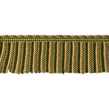 Brunschwig & Fils REVE DE PAPILLON 2 3/4 IN LONG FRING OLIVE YELLOW/BRONZE Trim