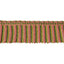 Brunschwig & Fils REVE DE PAPILLON 2 3/4 IN LONG FRING CORAL/SHRIMP GREEN Trim
