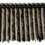 Brunschwig & Fils TABORA 7 INCH BOULLION FRINGE B LACK AND TAUPE Trim