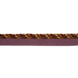 Brunschwig & Fils COMPLEMENT SMALL CORD ON TAPE EGGPLANT GINGER Trim
