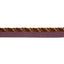 Brunschwig & Fils COMPLEMENT SMALL CORD ON TAPE EGGPLANT GINGER Trim
