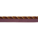 Brunschwig & Fils COMPLEMENT SMALL CORD ON TAPE EGGPLANT GINGER Trim