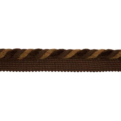 Brunschwig & Fils FAIR HAVEN SMALL CORD WITH TAPE BROWN Trim