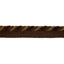 Brunschwig & Fils FAIR HAVEN SMALL CORD WITH TAPE BROWN Trim