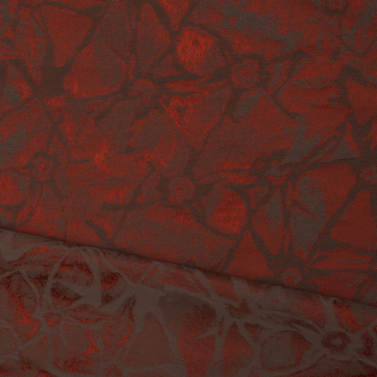 Donghia FOSSIL REVERSIBLE RED Upholstery Fabric