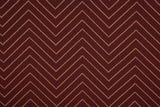 Donghia UP AND DOWN BURGUNDY Upholstery Fabric