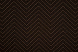 Donghia UP AND DOWN BROWN Upholstery Fabric