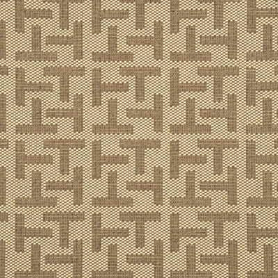 Threads MONOGRAM MINK Upholstery Fabric
