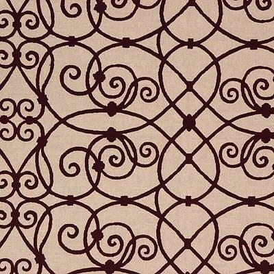 Mulberry FILIGREE WINE Fabric