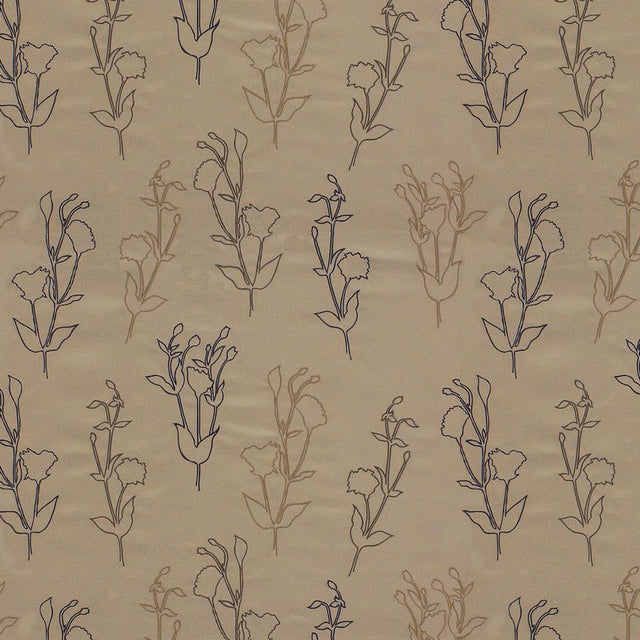 Lee Jofa VENTANA GARDEN CARMEL/CHARCOAL Upholstery Fabric