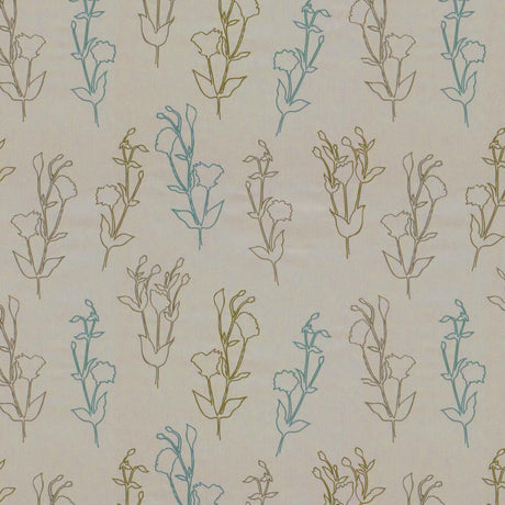 Lee Jofa VENTANA GARDEN GRASS/TEAL Upholstery Fabric