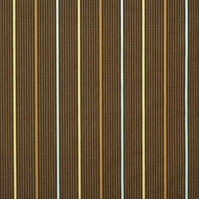 G P & J Baker WOLSEY STRIPE CHOCOLATE Fabric
