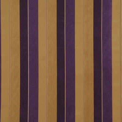 G P & J Baker MARCO STRIPE PURPLE/TAUPE Fabric