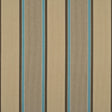 Baker Lifestyle CASSON STRIPE AQUA/BEIGE Fabric