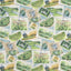 Baker Lifestyle OPERA POSTCARDS AQUA/MULTI Drapery Fabric