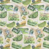 Baker Lifestyle OPERA POSTCARDS IVORY/MULTI Drapery Fabric