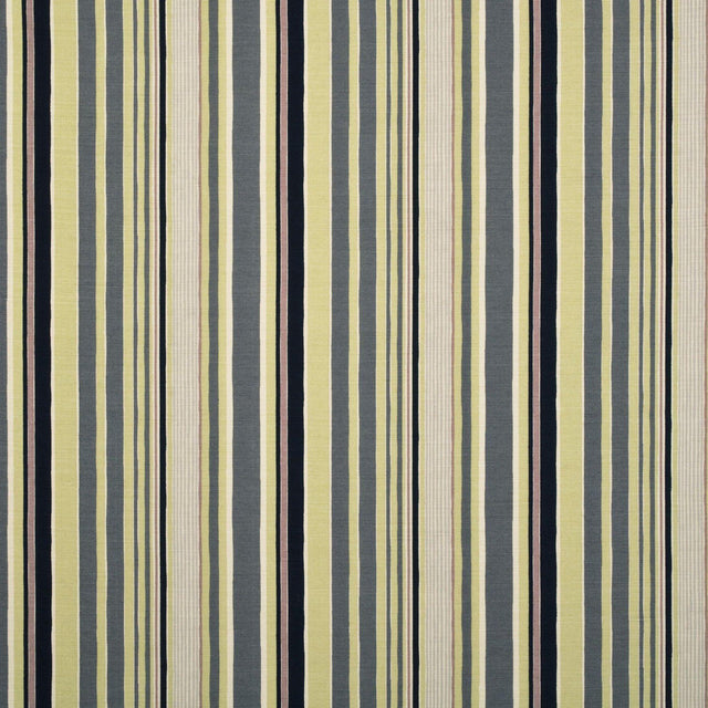 Baker Lifestyle MALLOW STRIPE CHARCOAL/MAUVE/DOVE Fabric