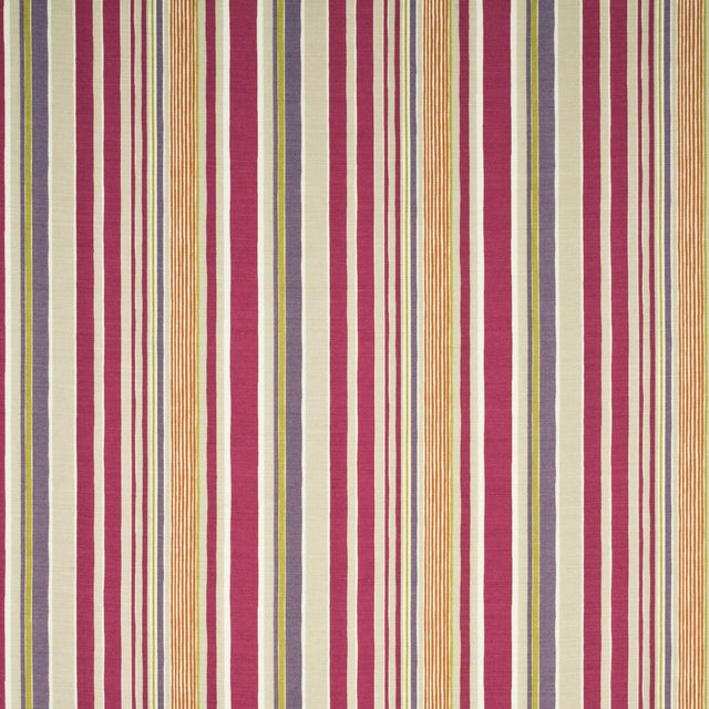 Baker Lifestyle MALLOW STRIPE SIENNA/FUCHSIA/STONE Fabric
