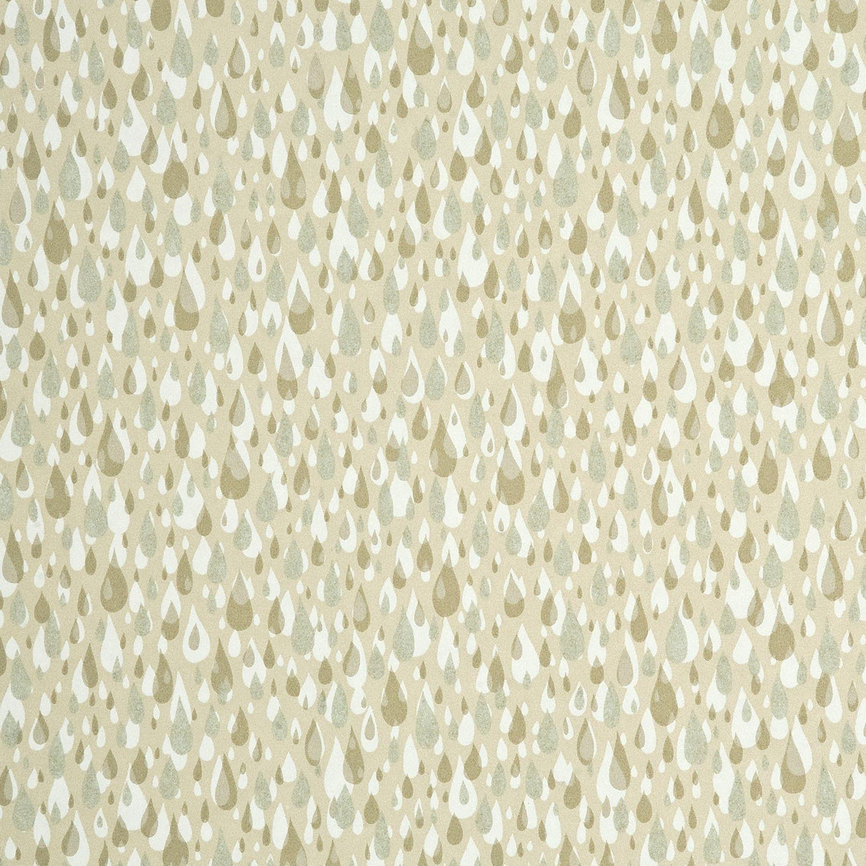 Baker Lifestyle APRIL SHOWERS BISCUIT/SILVER Wallpaper