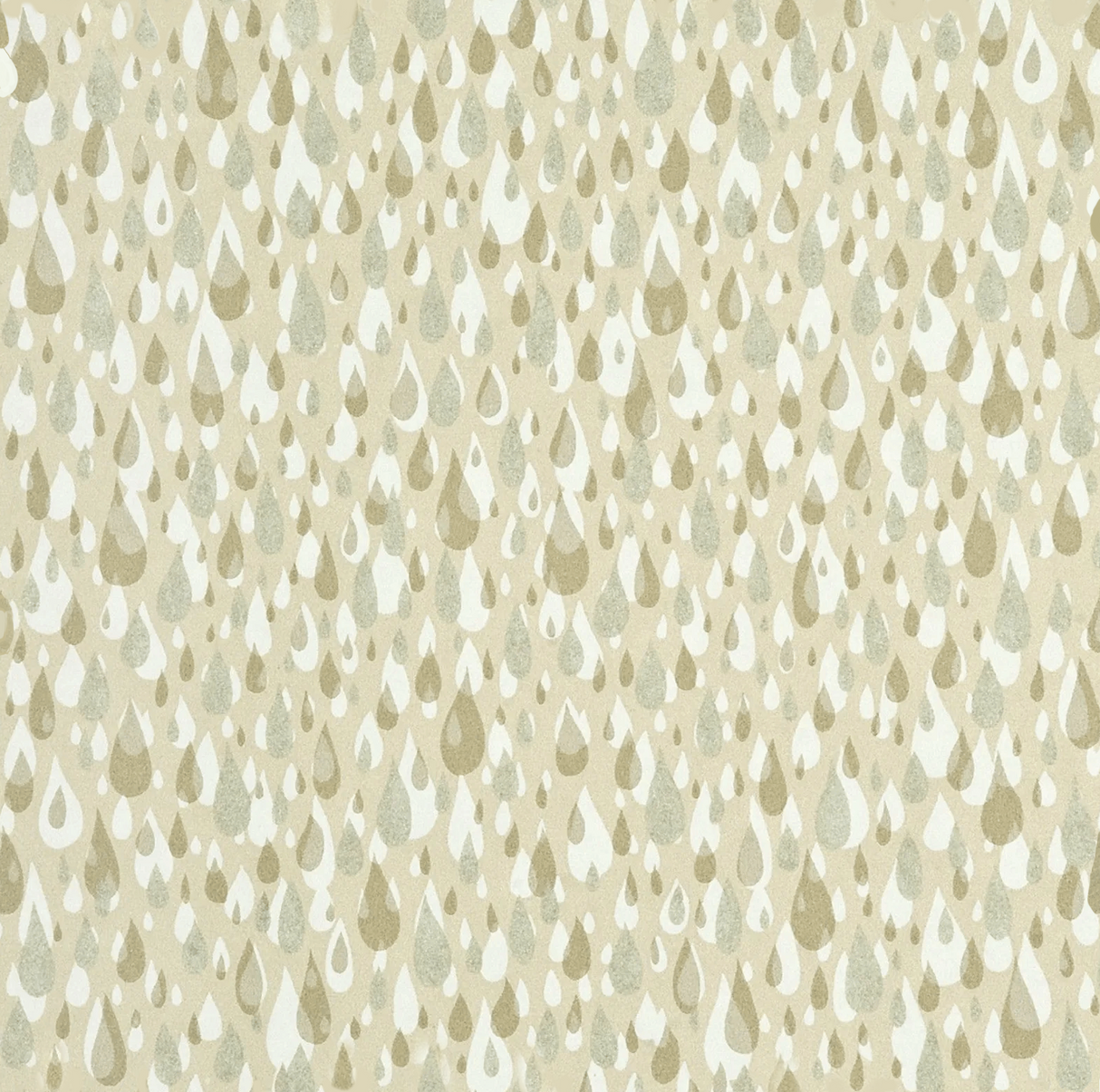 Baker Lifestyle APRIL SHOWERS BISCUIT/SILVER Wallpaper