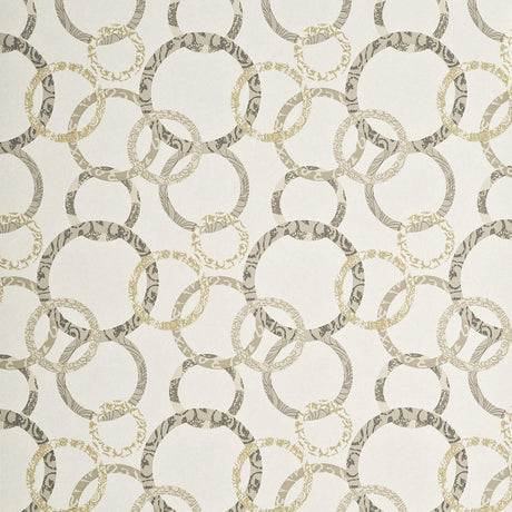 Baker Lifestyle ROUNDEL IVORY/STONE Wallpaper