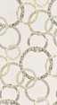 Baker Lifestyle ROUNDEL IVORY/STONE Wallpaper