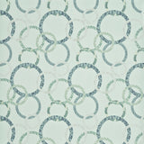 Baker Lifestyle ROUNDEL AQUA/TEAL/SILVER Wallpaper